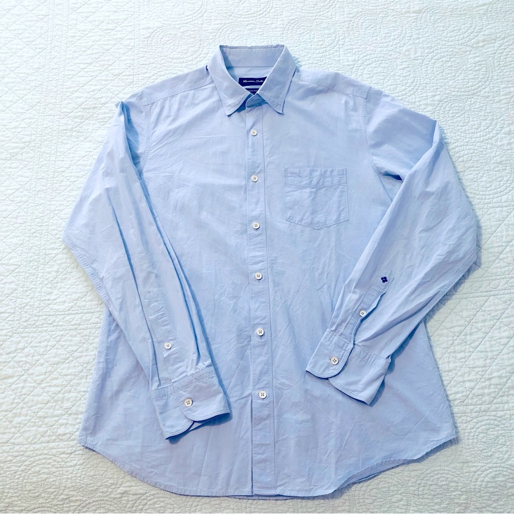 Massimo Dutti Oxford button down shirt. Size medium.